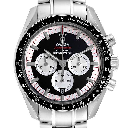 Photo of Omega Speedmaster Schumacher Legend Limited Edition Watch 3507.51.00 Box