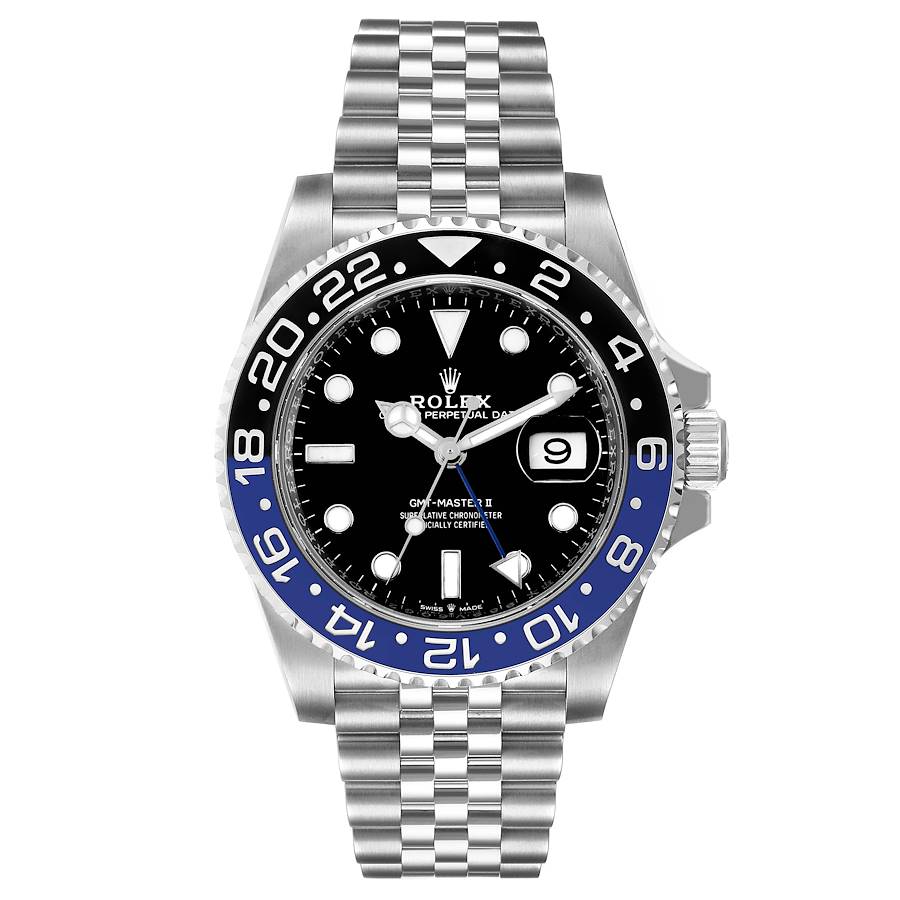 NOT FOR SALE Rolex GMT Master II Black Blue Batman Jubilee Mens