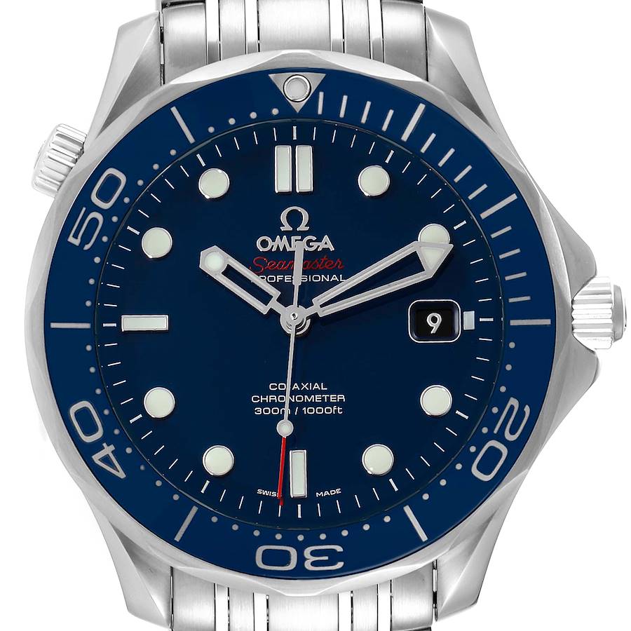 Omega Seamaster Diver Co-Axial Mens Watch 212.30.41.20.03.001 Box Card SwissWatchExpo