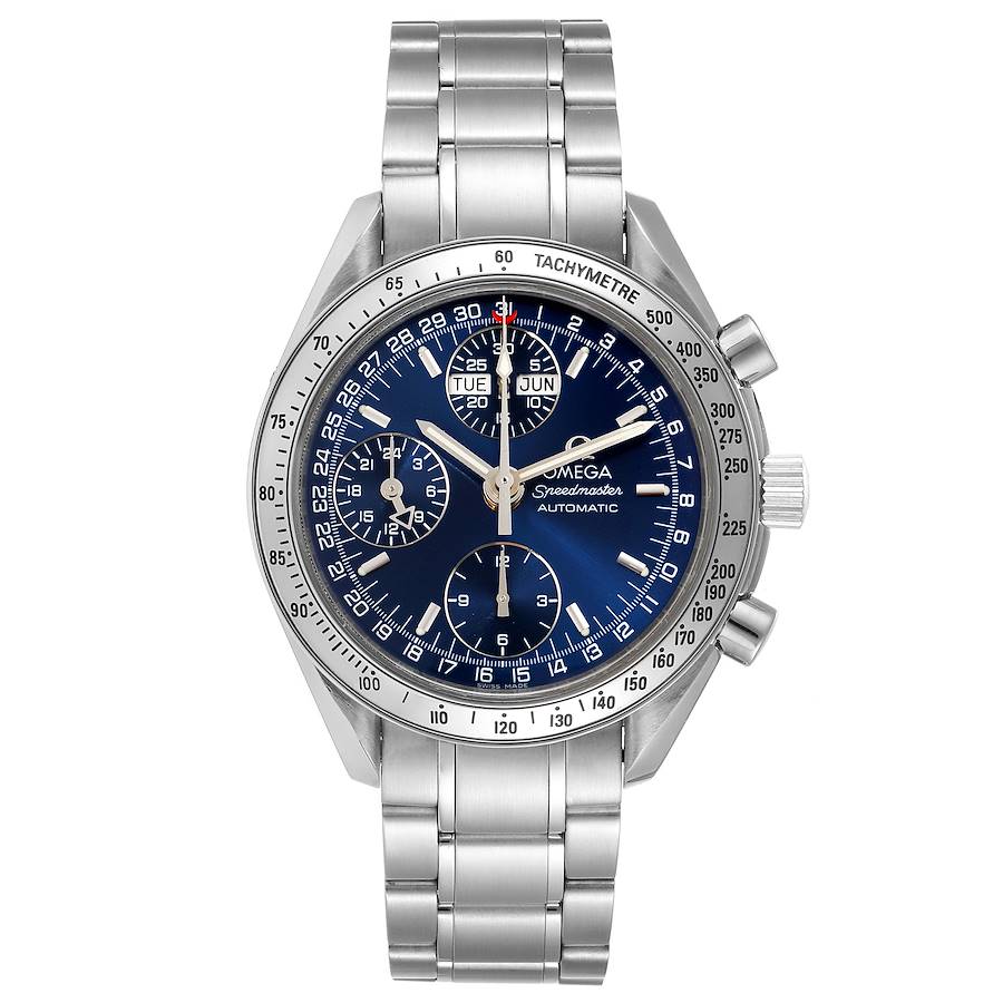 Blue Dial Steel Mens Watch 3523.80.00 