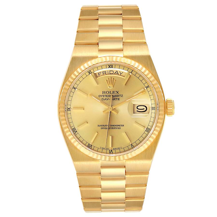 NOT FOR SALE Rolex Oysterquartz President Day Date Yellow Gold