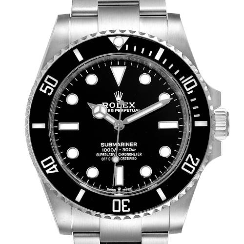 Photo of Rolex Submariner Non-Date Ceramic Bezel Steel Watch 124060 Unworn