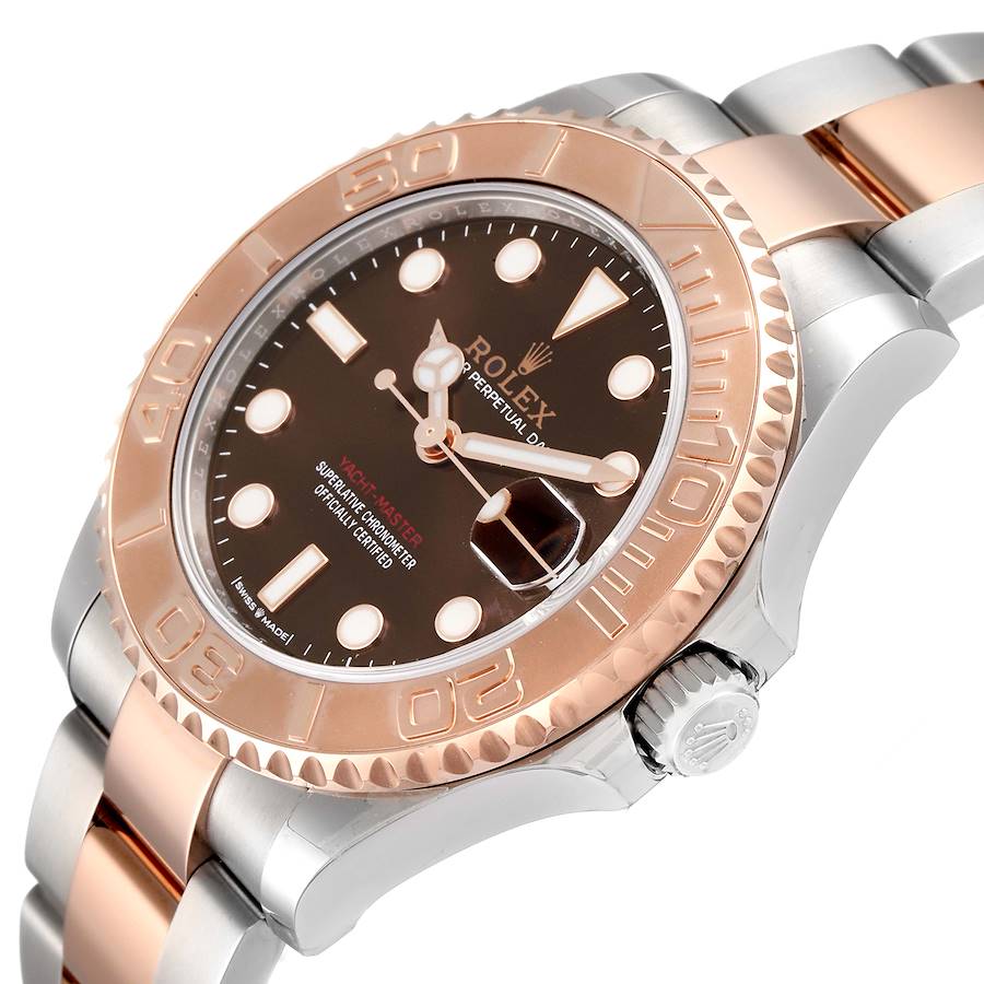 steel and rose gold yachtmaster