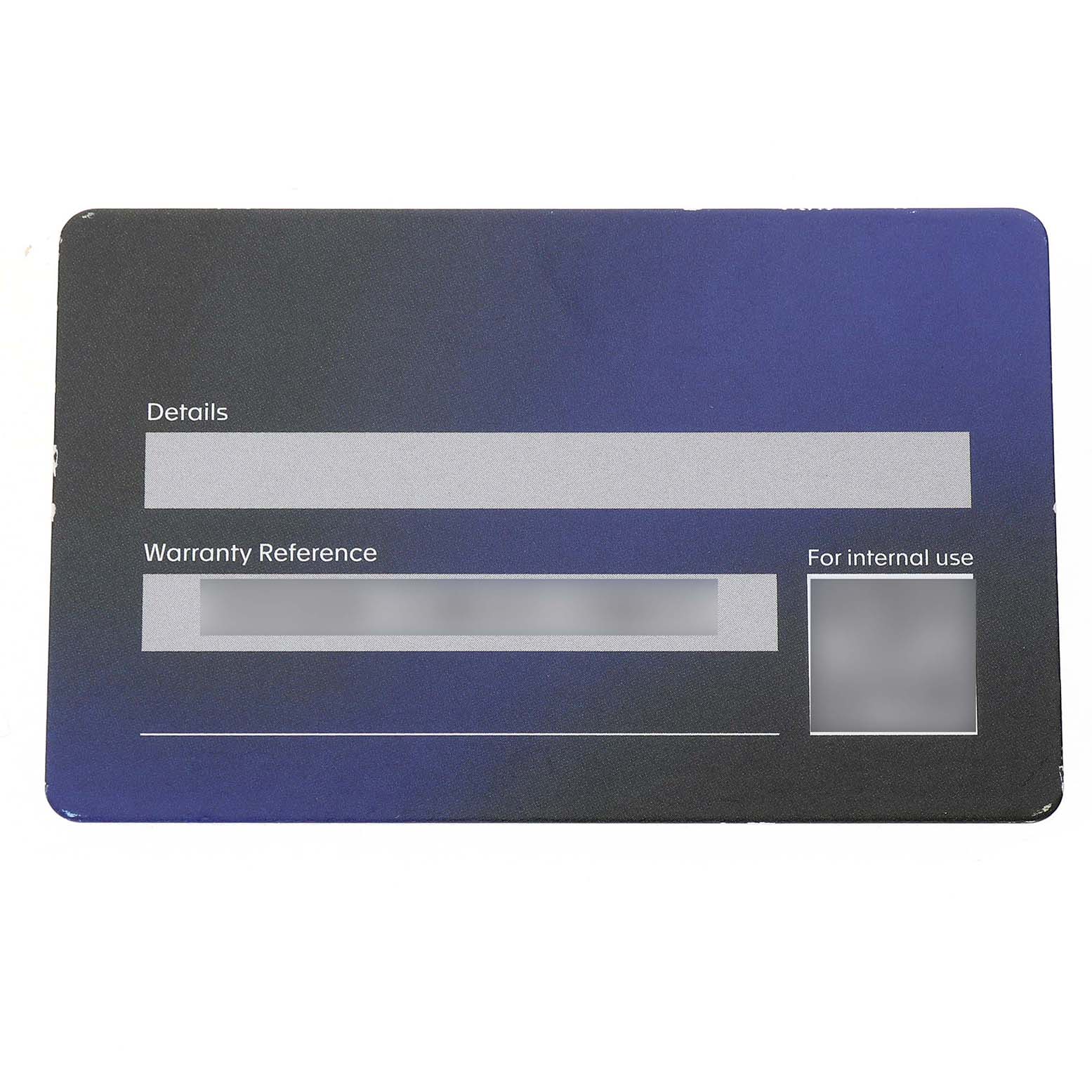 This image shows a warranty card for the Tag Heuer Carrera CBN2A1M.FC6526 Men's Stainless Steel Black Dial watch.