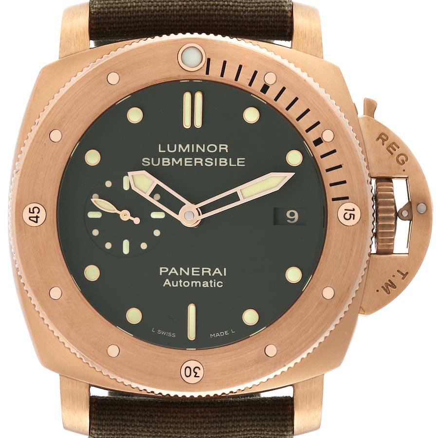 Panerai Luminor Submersible 1950 3 Days 47mm Bronze Mens Watch PAM00382 SwissWatchExpo