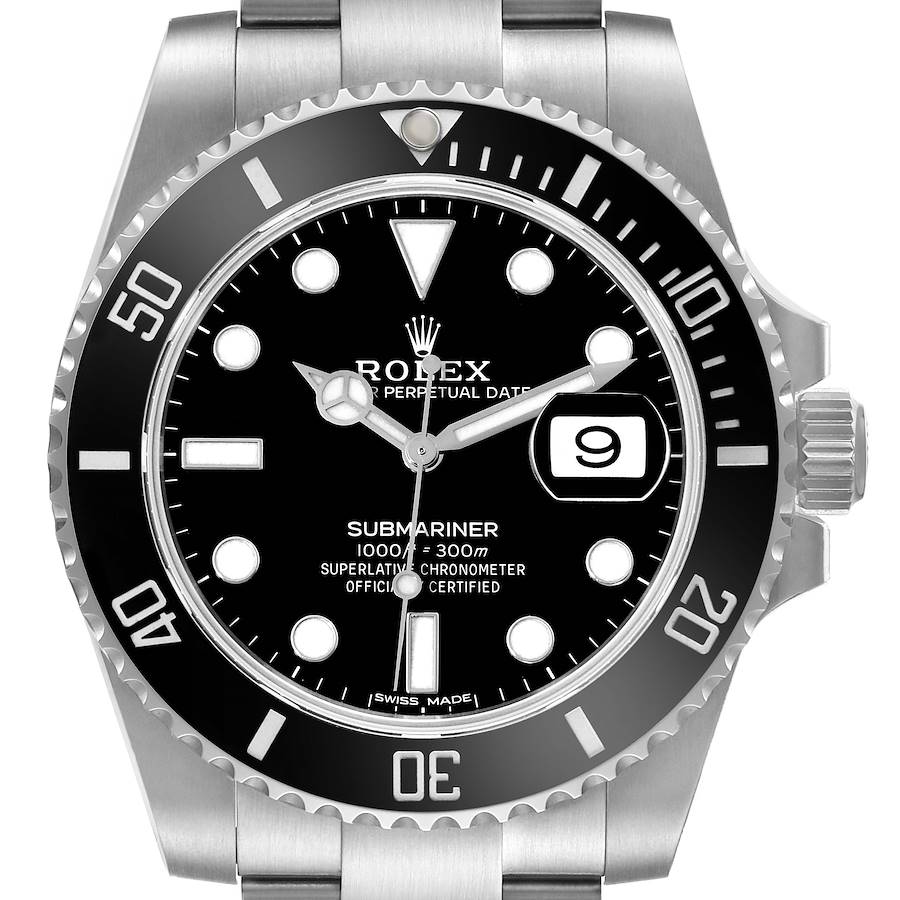 Rolex Submariner Date Black Dial Steel Mens Watch 116610 Box Card SwissWatchExpo