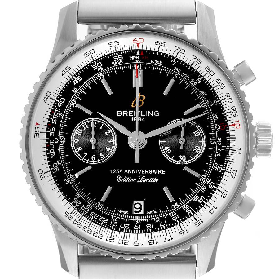 Breitling Navitimer 125th Anniversary Limited Edition Mens Watch A26322 SwissWatchExpo