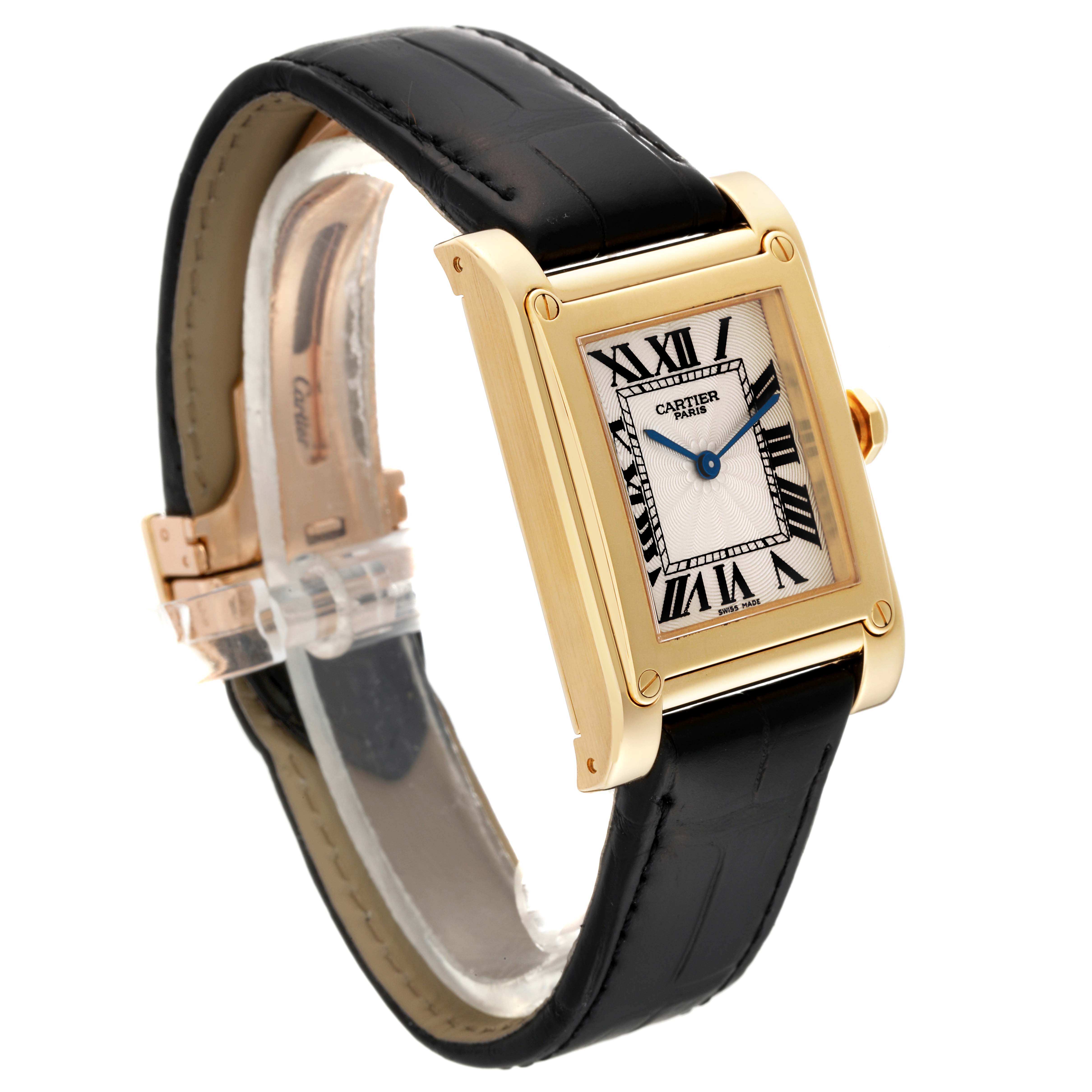 Cartier Tank a Vis Privee CPCP Collection Yellow Gold Watch W1529451 ...