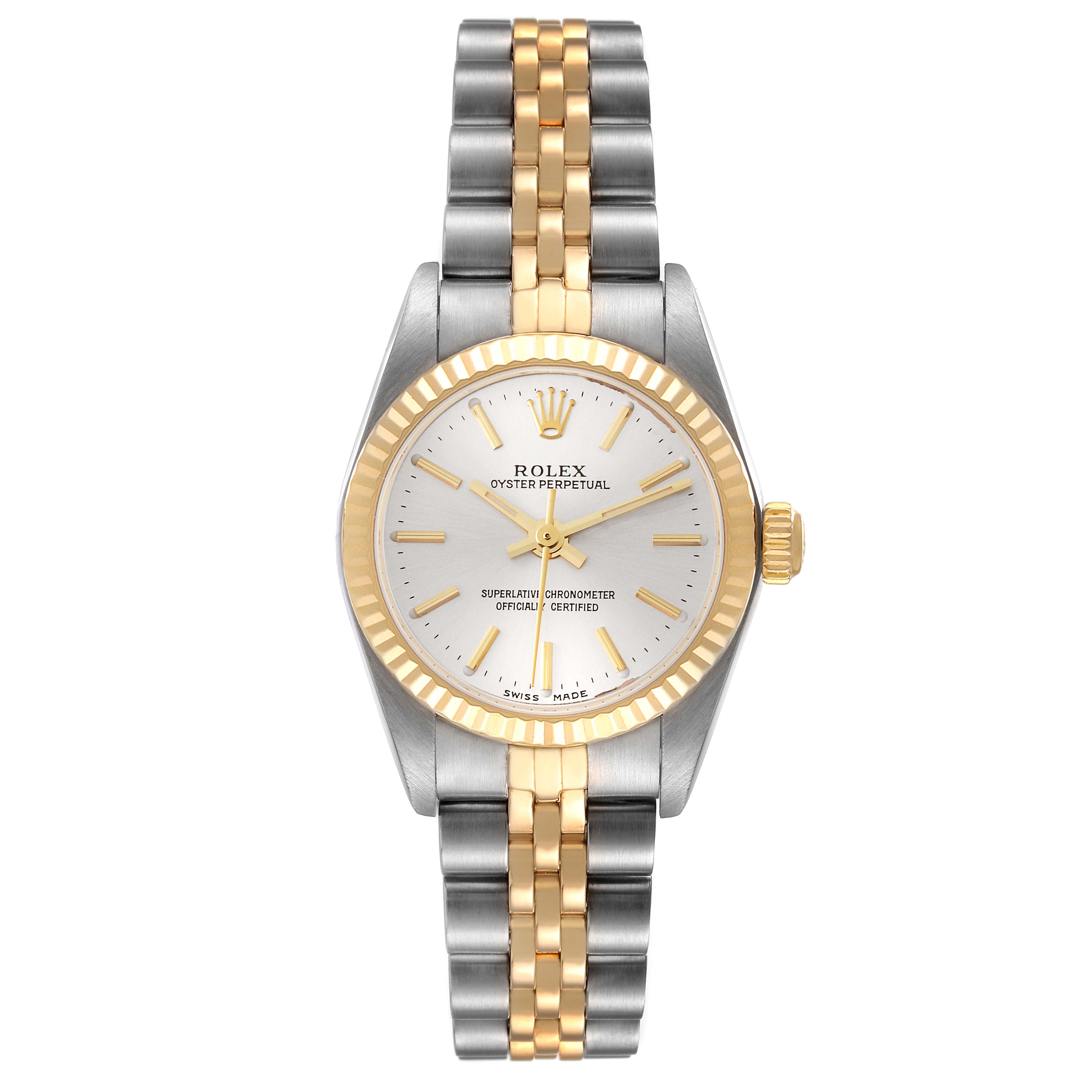ROLEX OYSTER PERPETUAL LADY 76193 6コマ 36275: Rolex Ladies Oyster Perpetual, Ref. 67193, Circa 1985