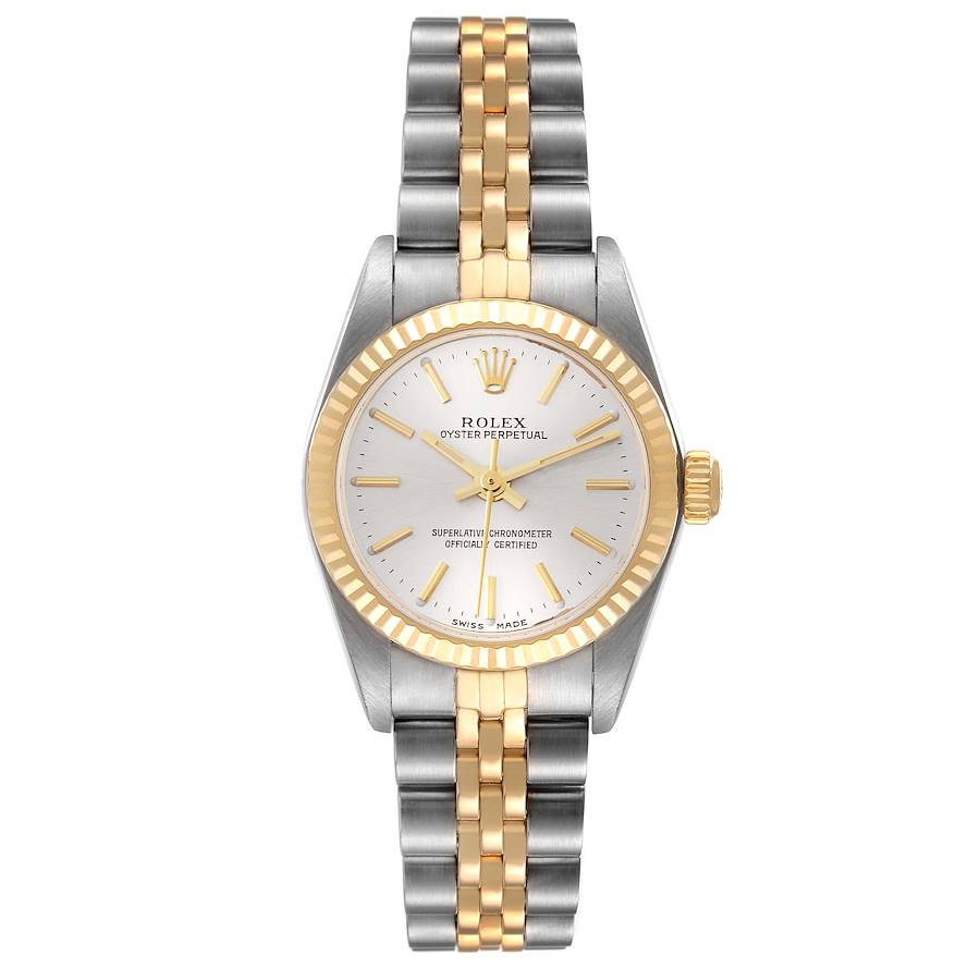 Rolex Oyster Perpetual Steel and Gold (two tone) 76193
