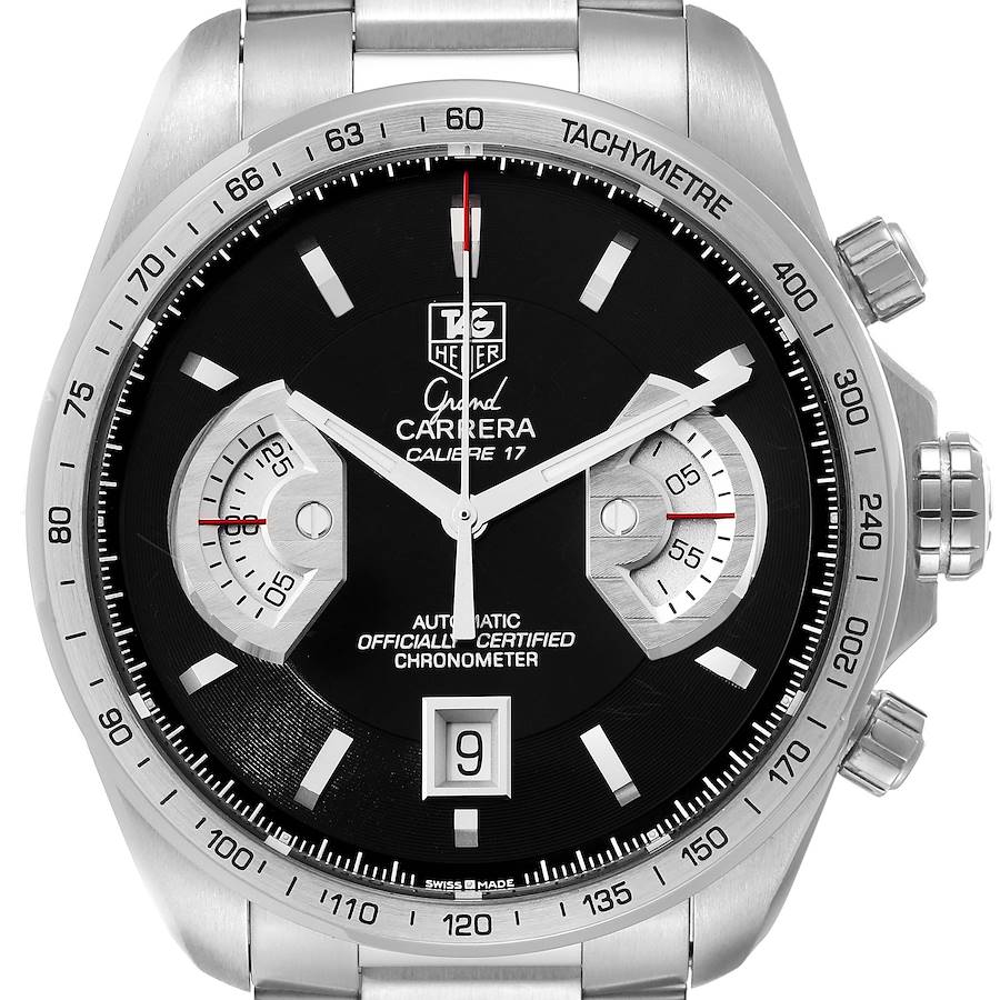 NOT FOR SALE Tag Heuer Grand Carrera Black Dial Automatic Mens Watch CAV511A Box Card PARTIAL PAYMENT SwissWatchExpo