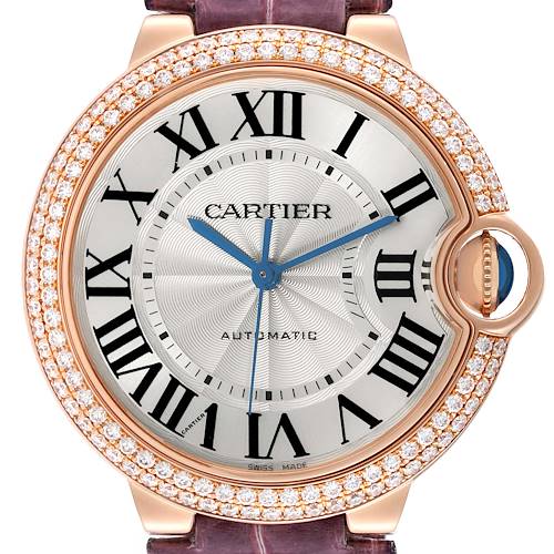 Photo of Cartier Ballon Bleu 36 Rose Gold Diamond Ladies Watch WE900551