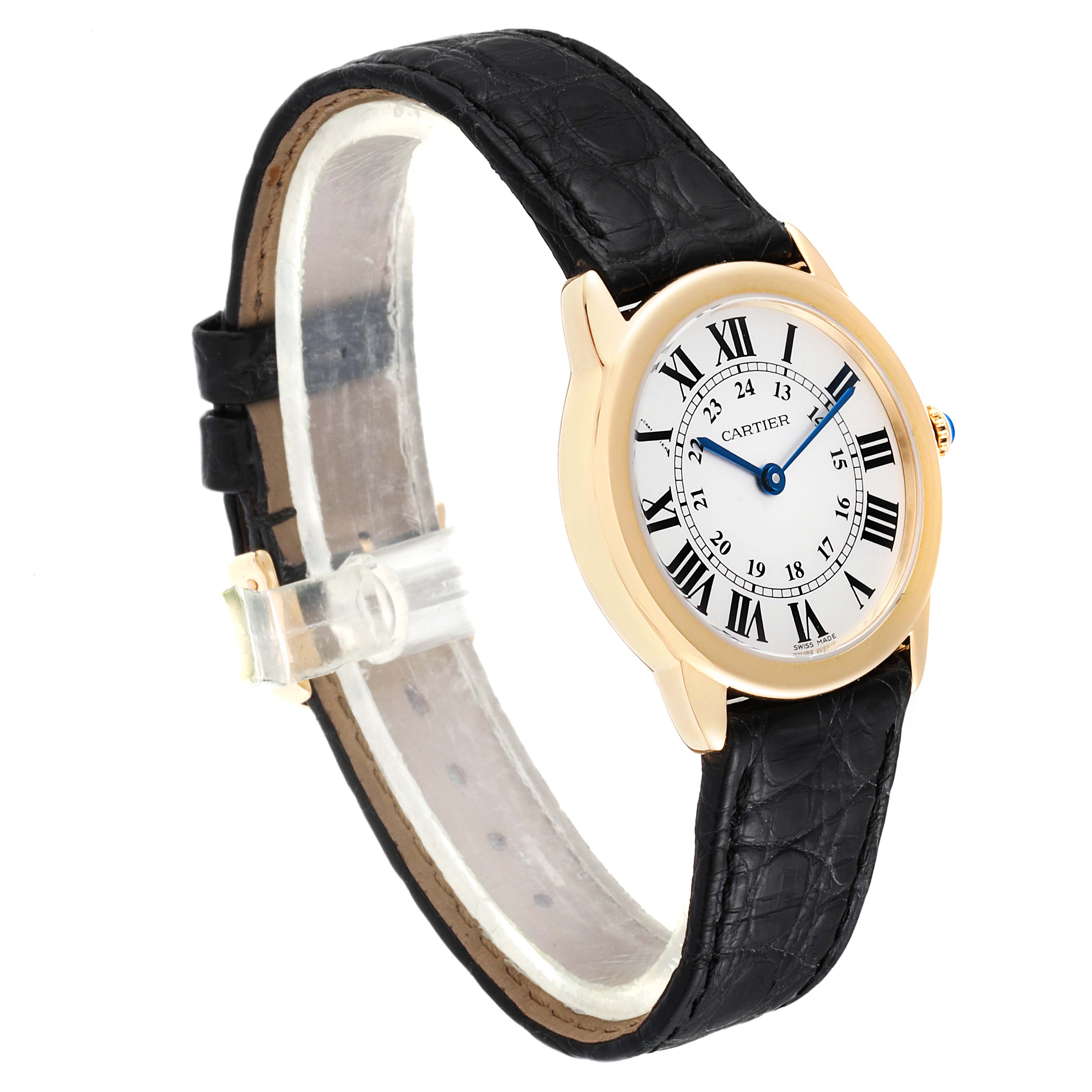 Cartier Ronde Solo Steel 18K Yellow Gold Small Ladies Watch W6700355 ...
