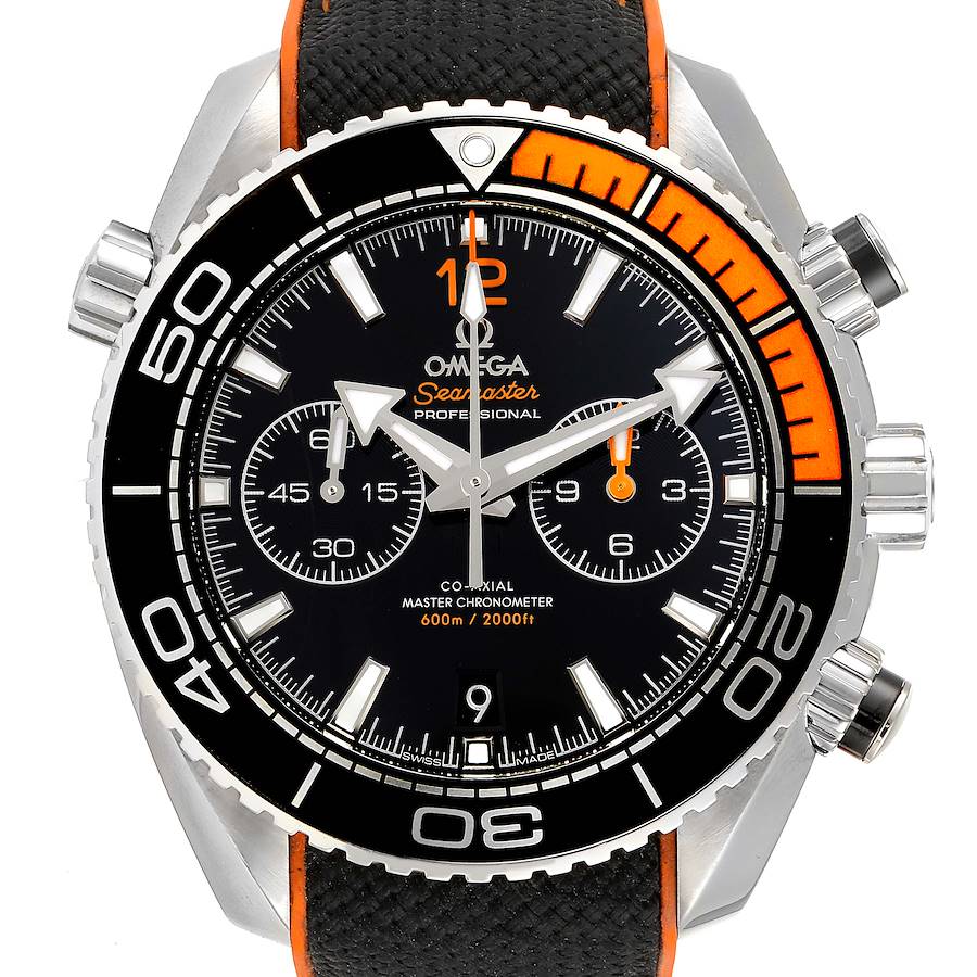 Omega Planet Ocean Black Dial Mens Watch 215.32.46.51.01.001 Box Card SwissWatchExpo