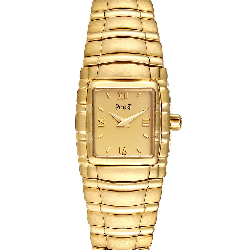Piaget Tanagra 18K Yellow Gold Mechanical Ladies Watch M411 SwissWatchExpo