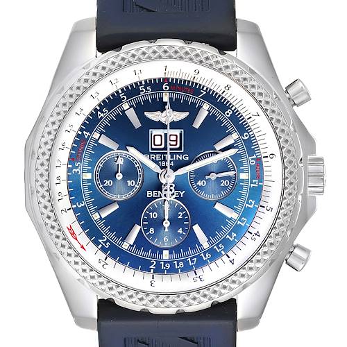 Photo of Breitling Bentley Motors Blue Dial Chronograph Steel Mens Watch A44362