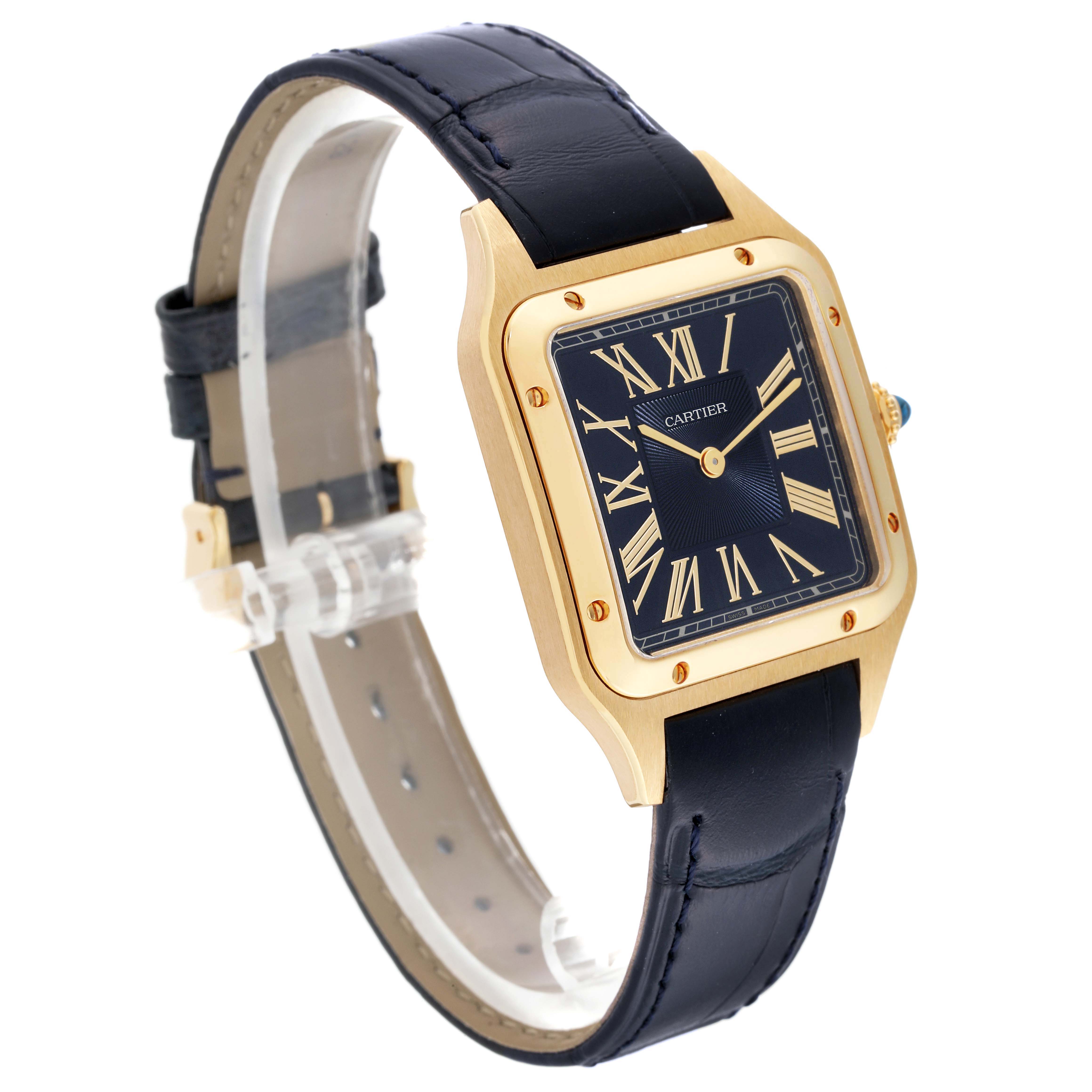 Cartier 時計 ゴールド/ブラック cartier-santos-dumont-yellow-