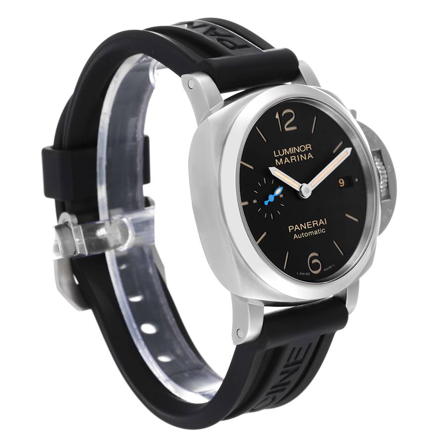 Panerai Luminor Marina 1950 Black Dial Steel Mens Watch PAM01392