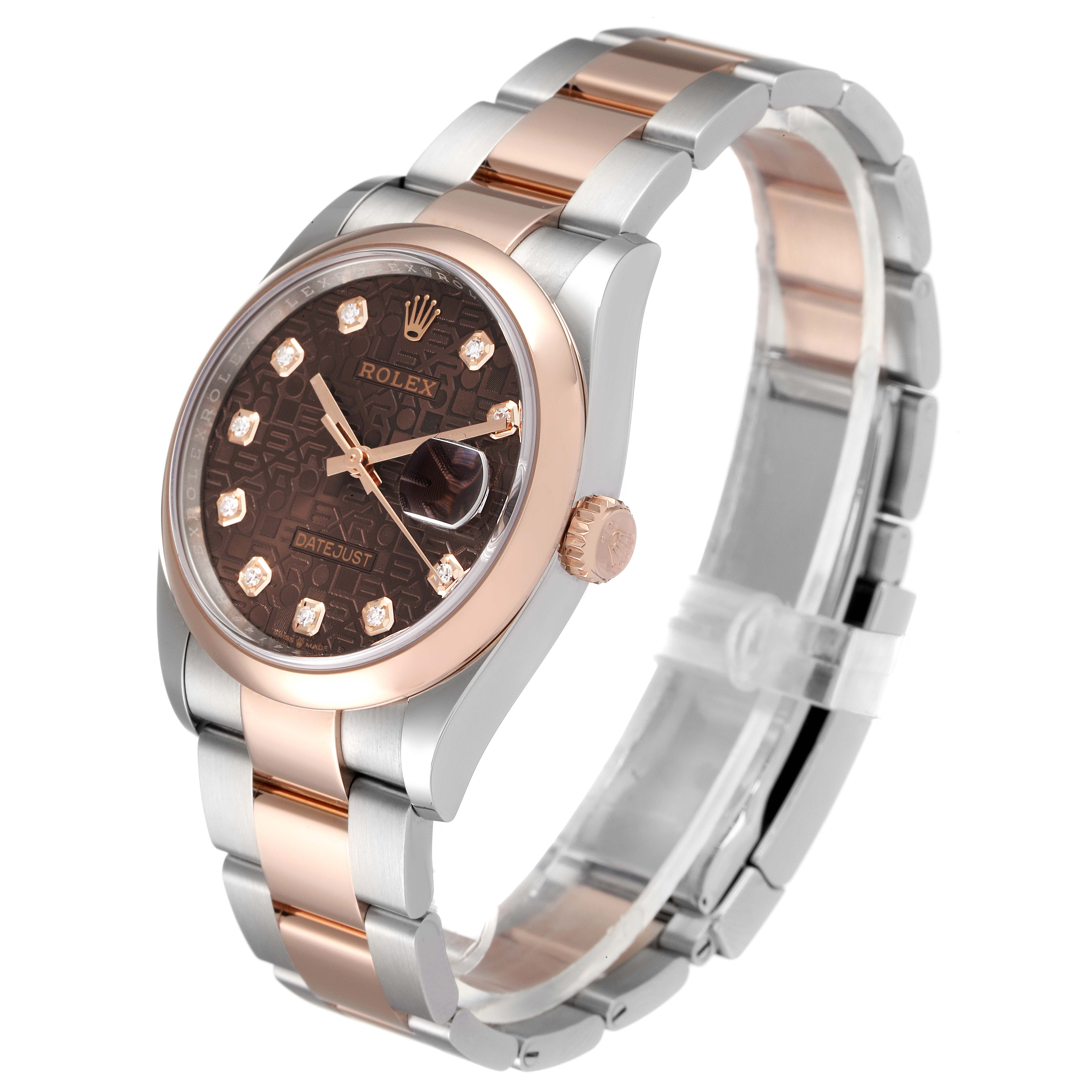 datejust 36 gold and steel