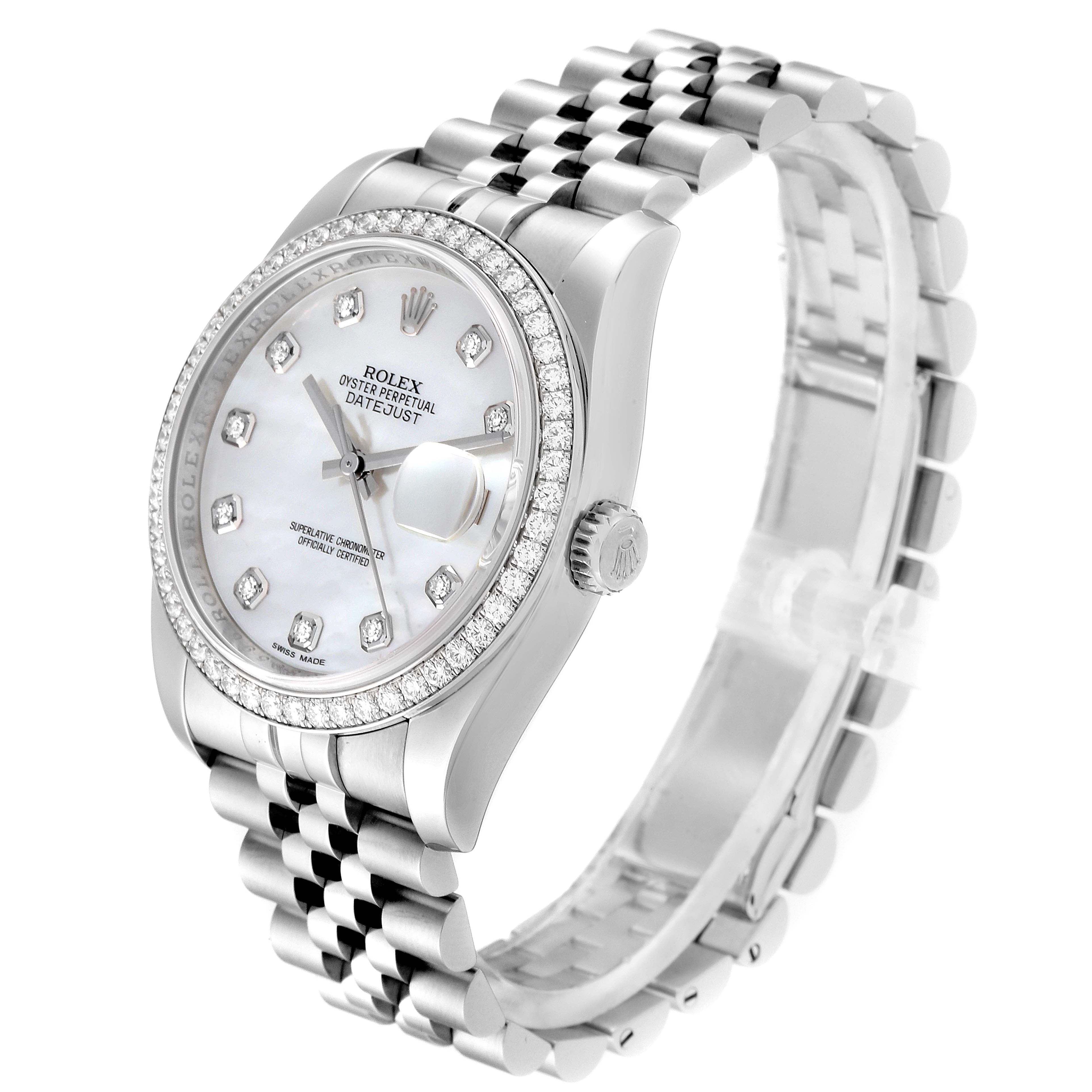 rolex datejust diamond bezel