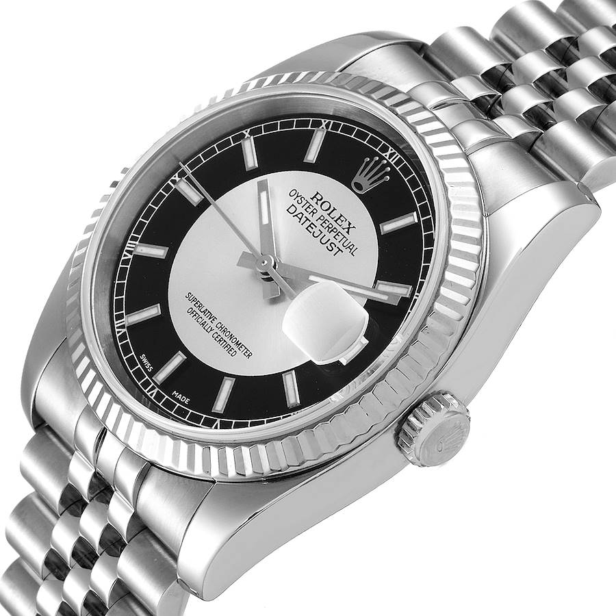 rolex datejust tuxedo dial