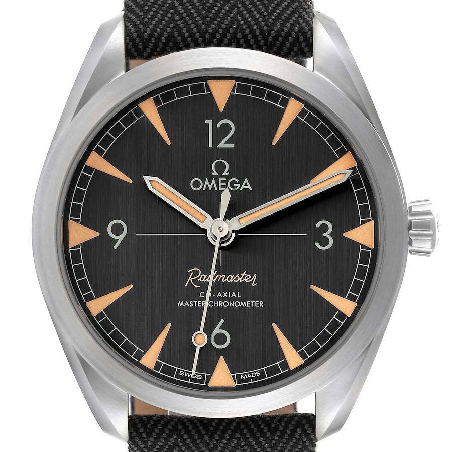 Omega Railmaster Co-Axial Master Mens Watch 220.12.40.20.01.001 Card SwissWatchExpo