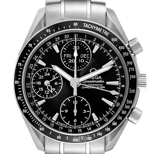 Photo of Omega Speedmaster Day-Date 40 Steel Chronograph Mens Watch 3220.50.00 Box Card