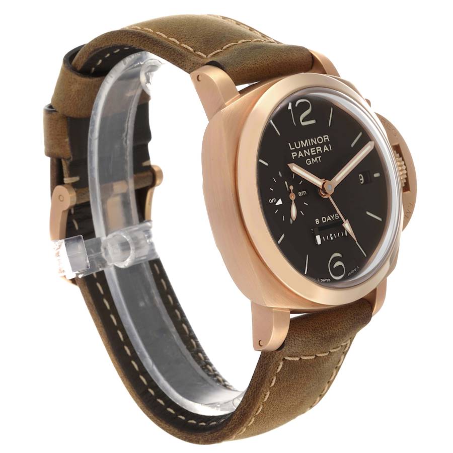 NOT FOR SALE Panerai Luminor 1950 8 Days GMT 18k Rose Gold Mens