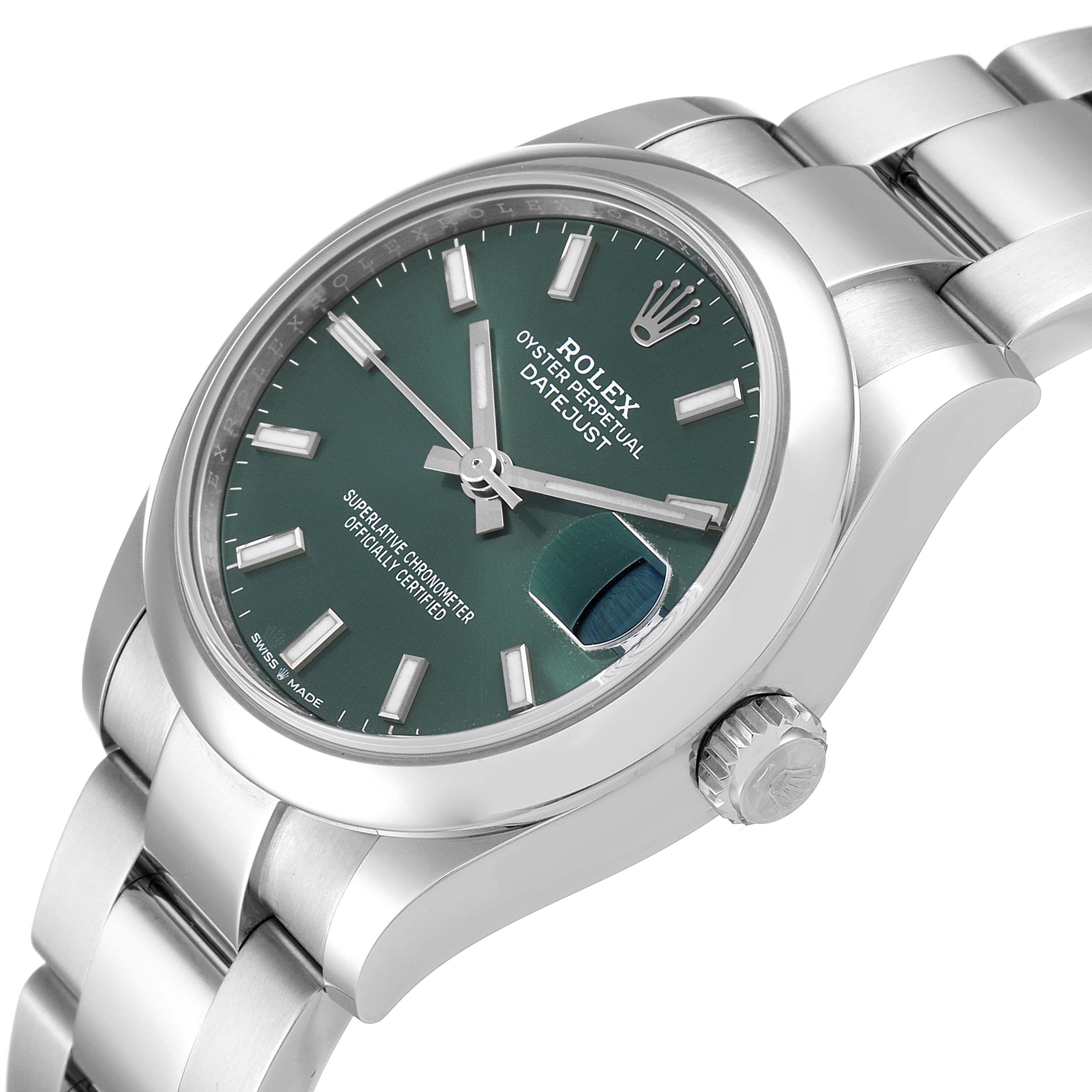 datejust mint green
