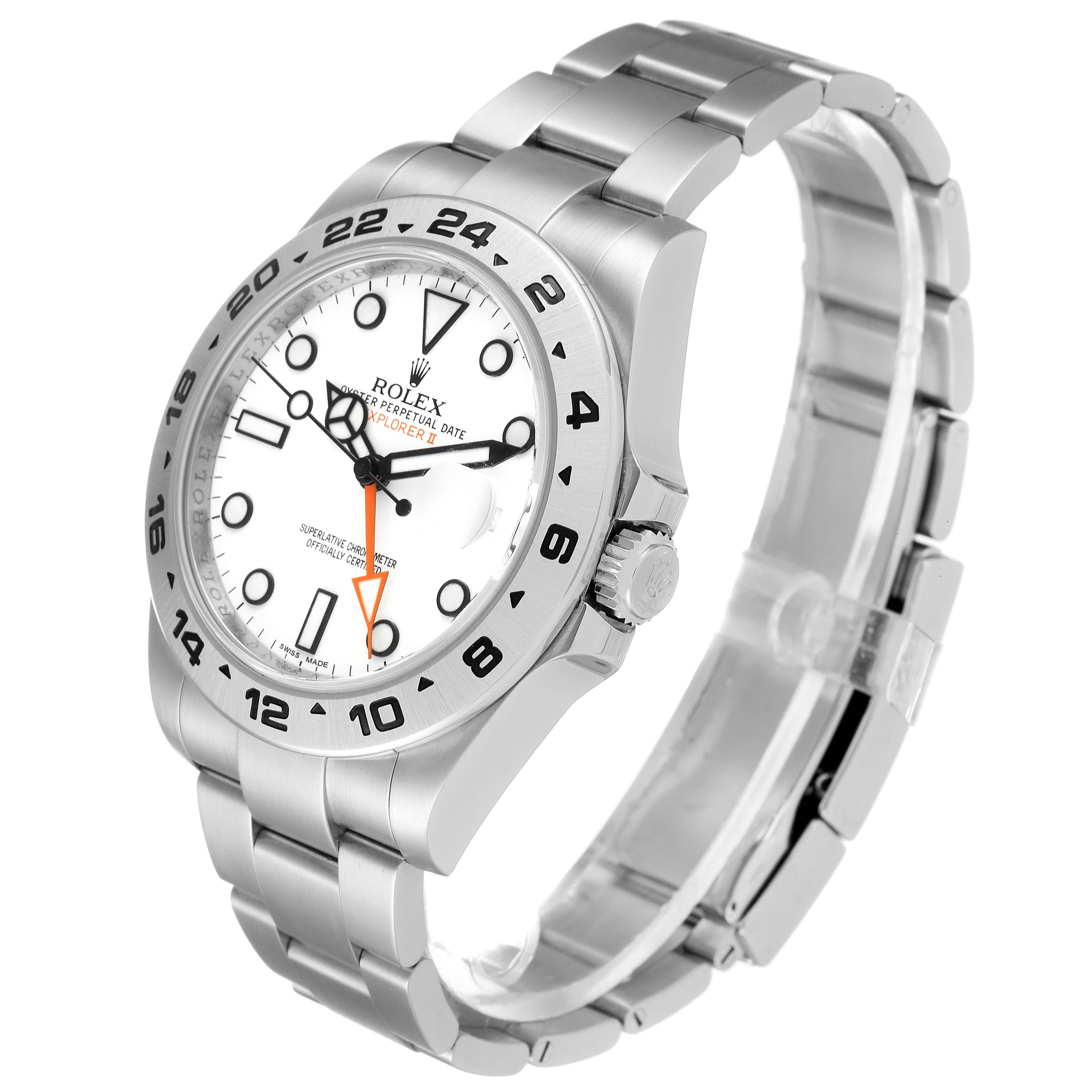The image shows a Rolex Explorer 216570 Men's Stainless Steel White Dial 216570 Men's Stainless Steel White Dial watch at a three-quarter angle, highlighting the face, bezel, crown, and bracelet.