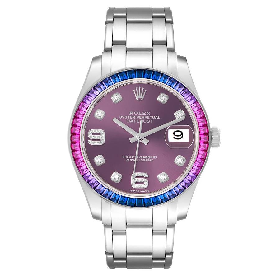 Buy Rolex Pearlmaster Watch White Gold 86349SAFUBL | SwissWatchExpo