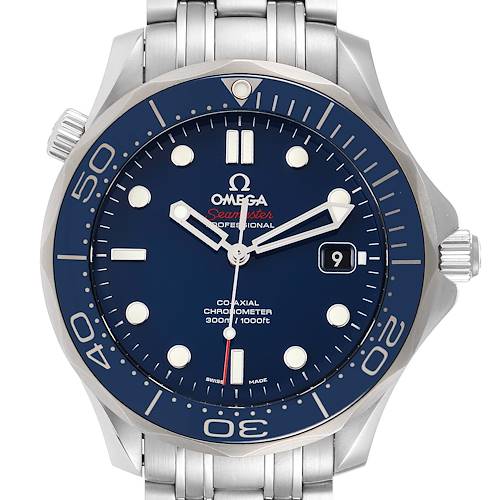 Photo of Omega Seamaster Diver Co-Axial Mens Watch 212.30.41.20.03.001 Box Card