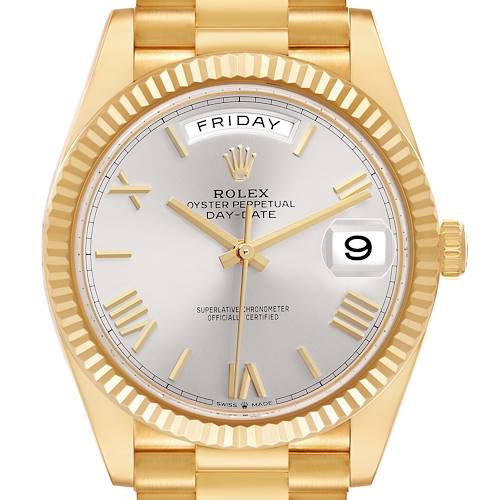 Photo of Rolex President Day-Date 40 Yellow Gold Roman Dial Mens Watch 228238