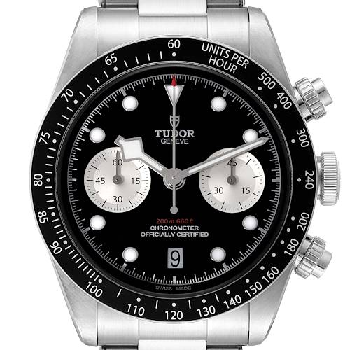 Photo of NOT FOR SALE Tudor Heritage Black Bay Chronograph Reverse Panda Dial Watch 79360 Box Card PARTIAL PAYMENT