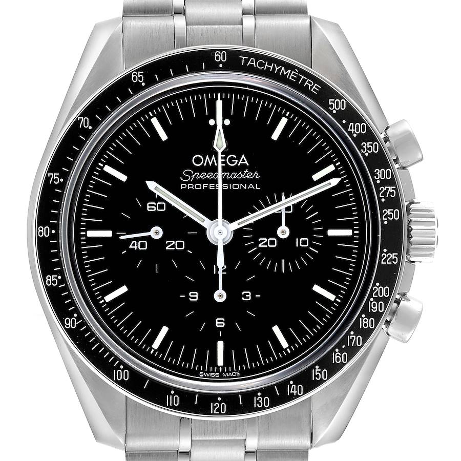 Omega Speedmaster Moonwatch Steel Watch 310.30.42.50.01.002 Unworn SwissWatchExpo