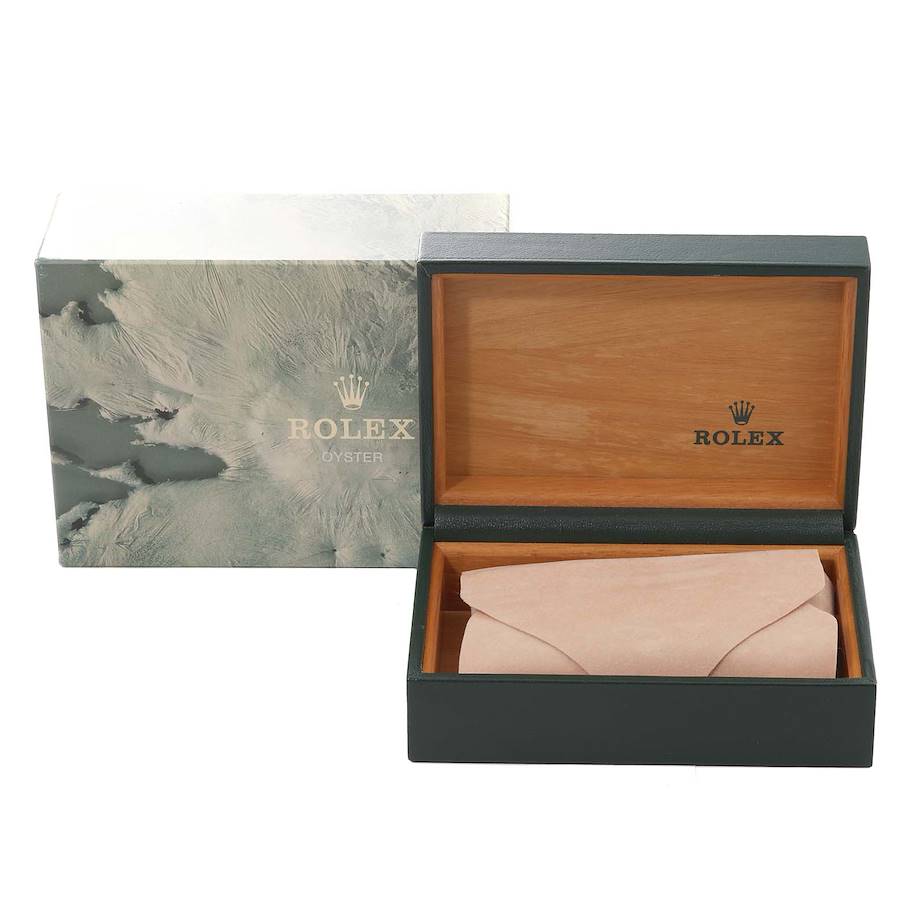 ROLEX 箱 NEW Genuine 2025 Rolex Medium Box (Green on Green) ref : 53491.02