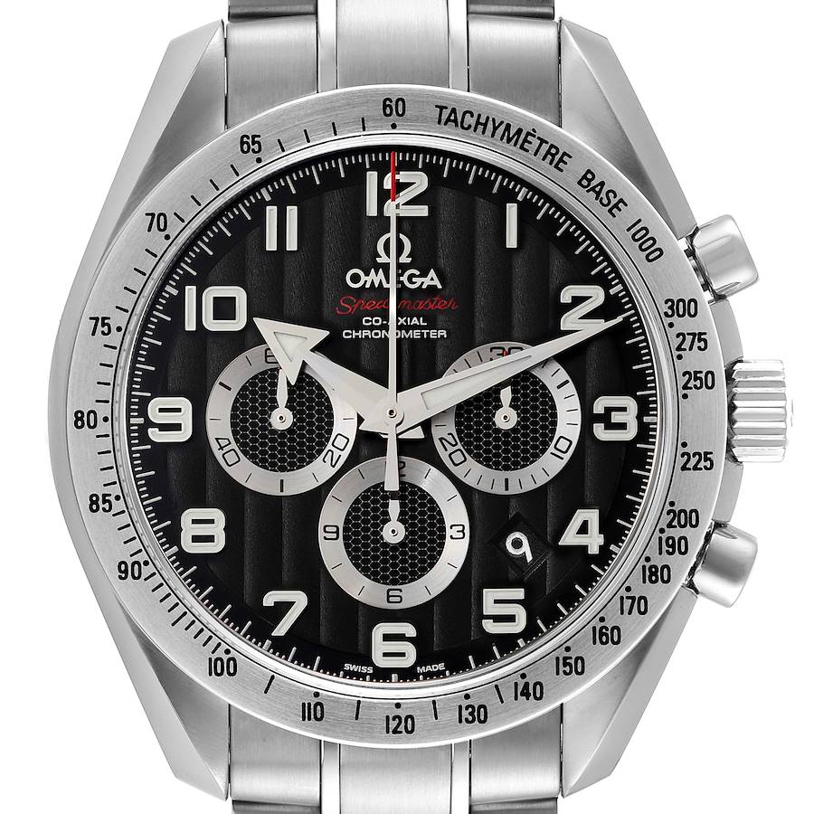 Omega Speedmaster Broad Arrow Black Dial Mens Watch 321.10.44.50.01.001 Box Card SwissWatchExpo