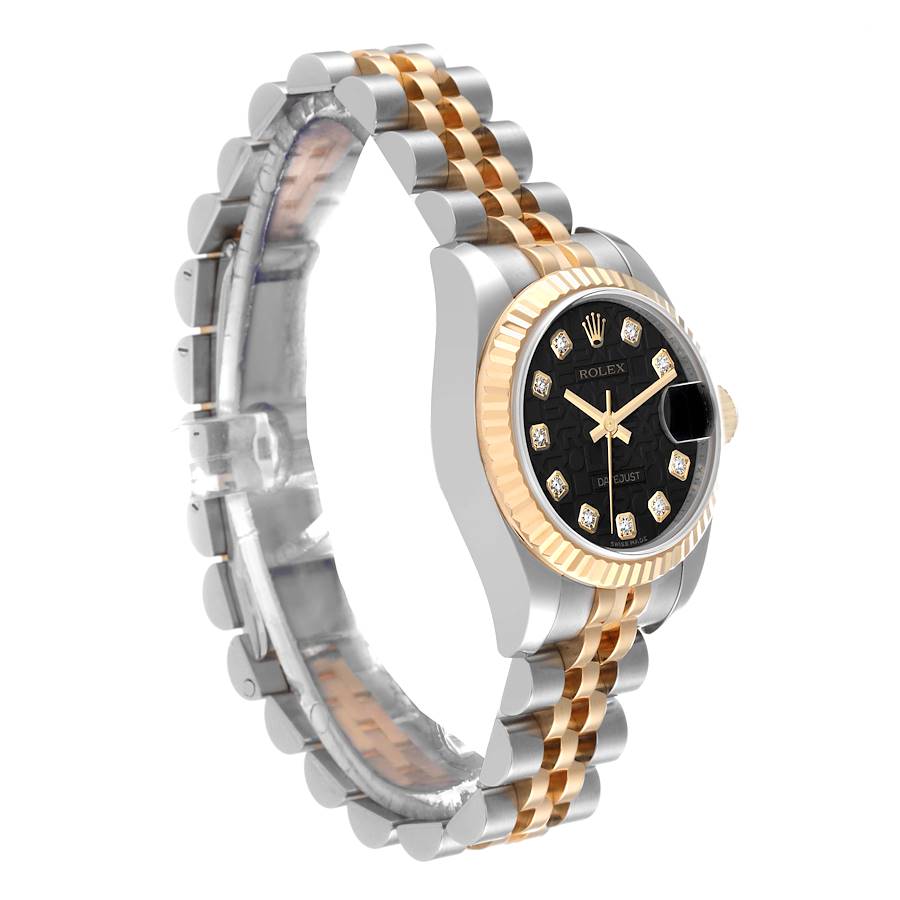 Rolex Lady-Datejust 179173 Wristwatch - Black Dial