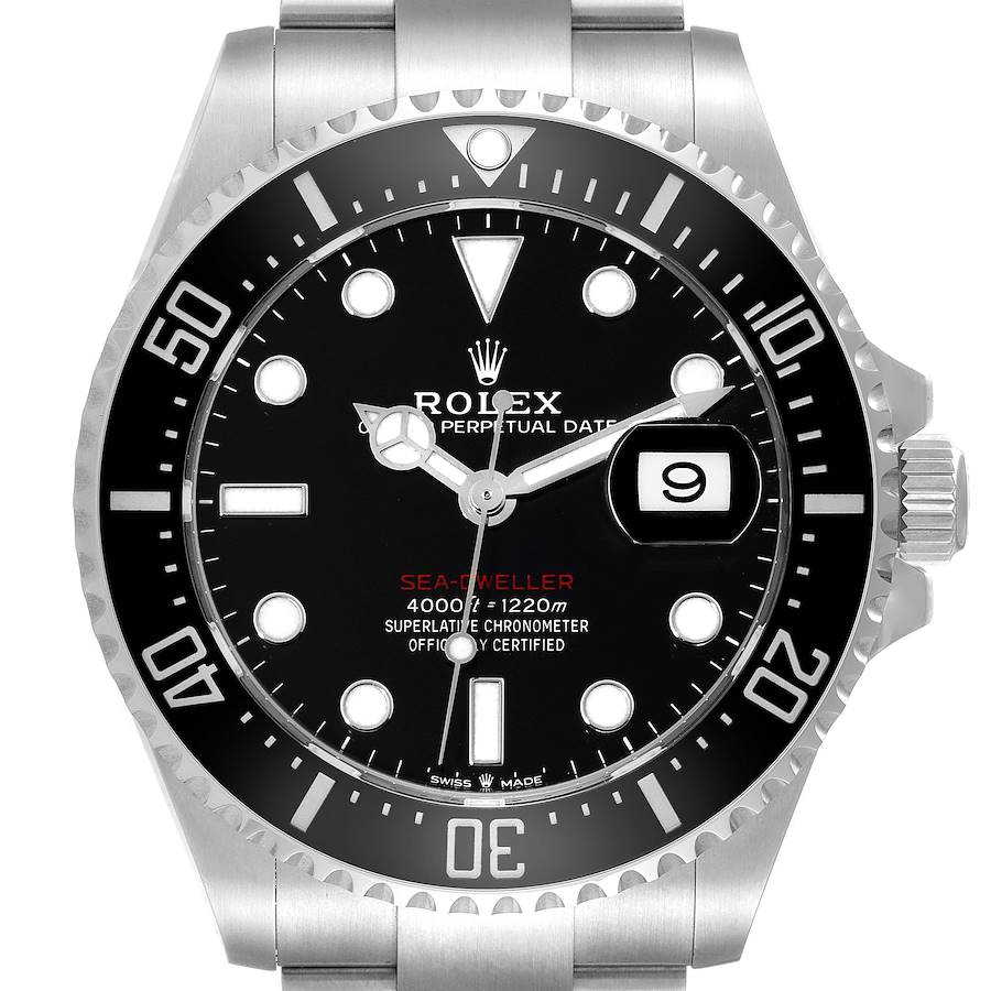 Rolex Seadweller 43mm 50th Anniversary Steel Mens Watch 126600 Box Card SwissWatchExpo