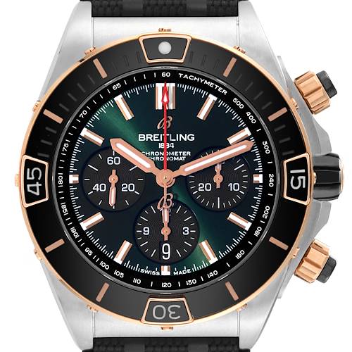 Photo of NOT FOR SALE Breitling Super Chronomat B01 44 Steel Rose Gold Mens Watch UB0136 Unworn PARTIAL PAYMENT