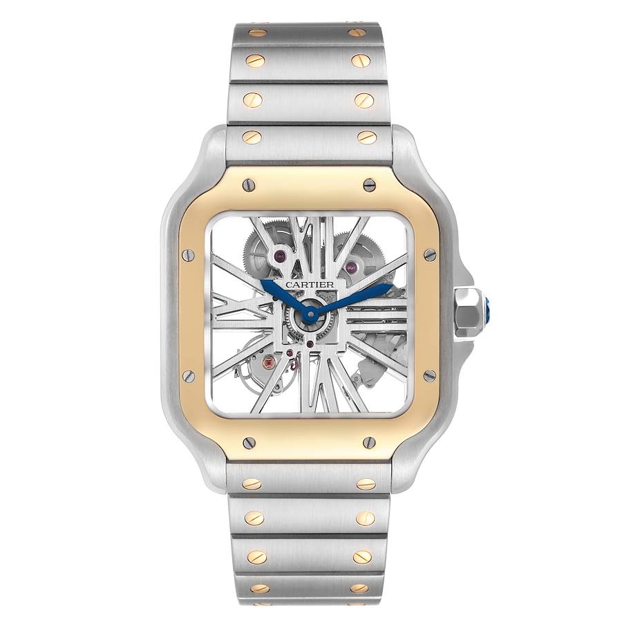 Two tone rose gold cartier online skeleton