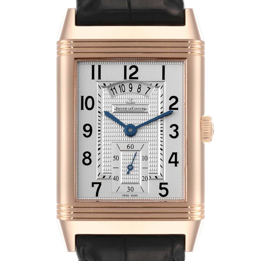 Jaeger LeCoultre Grande Reverse Rose Gold Watch 273.2.85 Q3742521 Box Papers SwissWatchExpo