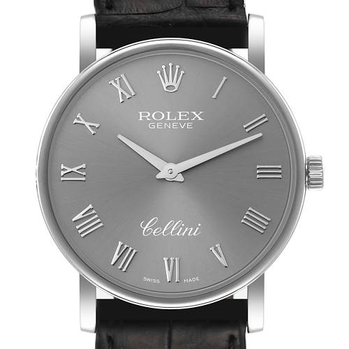 Photo of Rolex Cellini Classic White Gold Grey Dial Mens Watch 5115