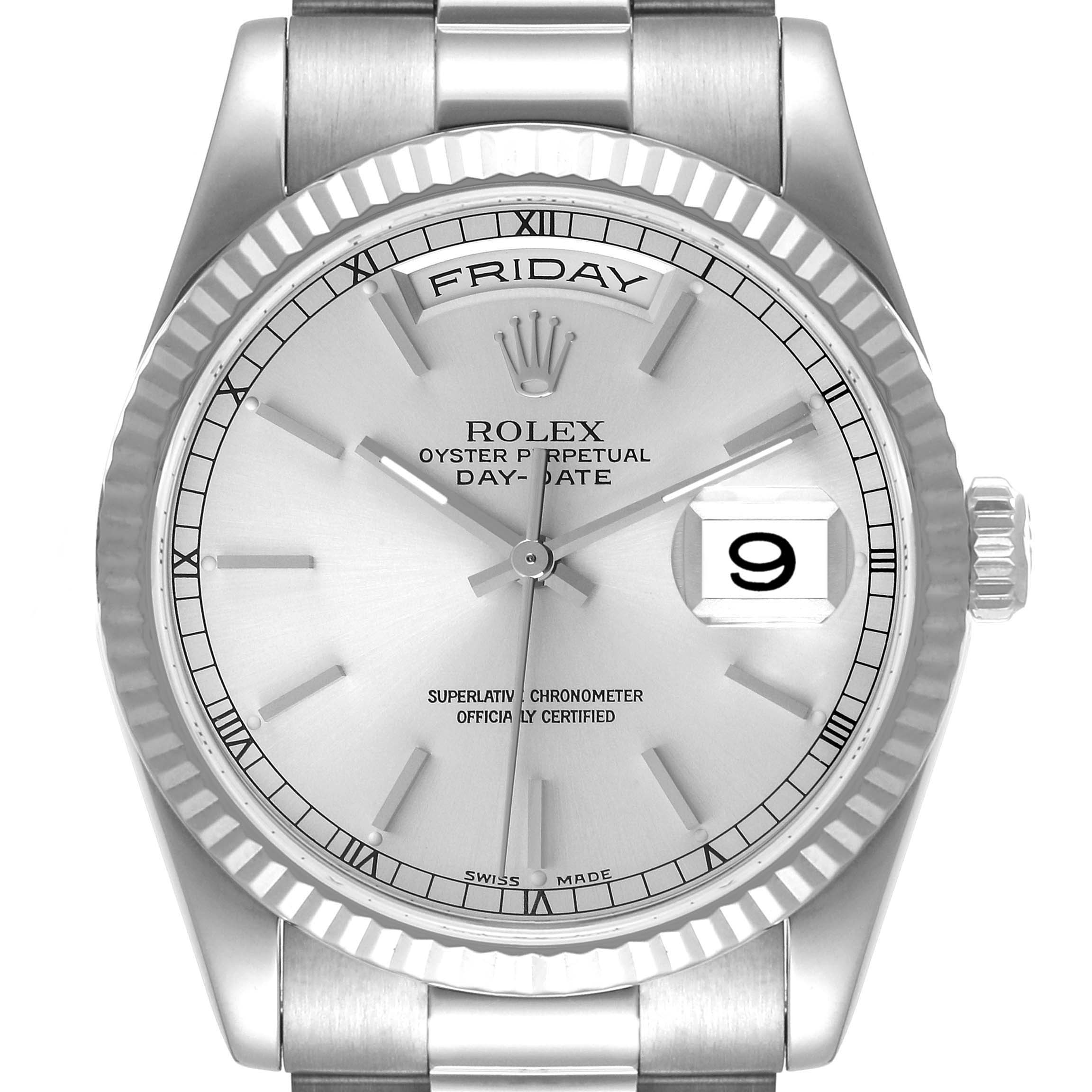 Rolex President White Gold 118239 Stock 44676 SwissWatchExpo