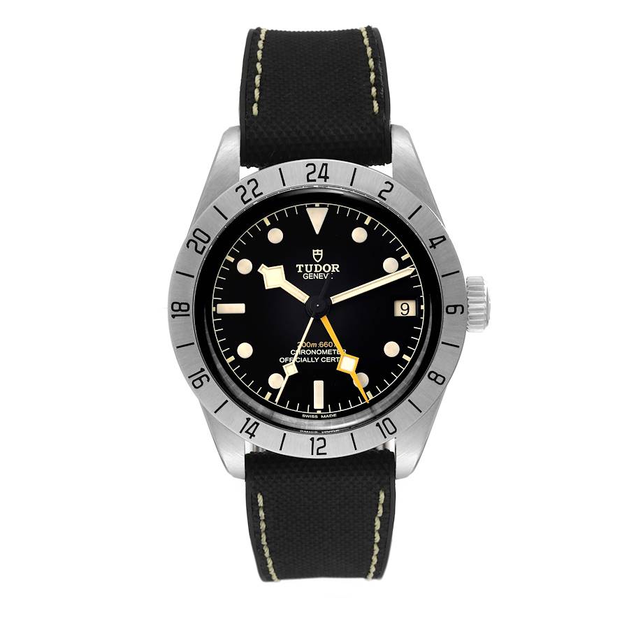 Tudor Black Bay Pro GMT Stainless Steel Mens Watch M79470 Box Card