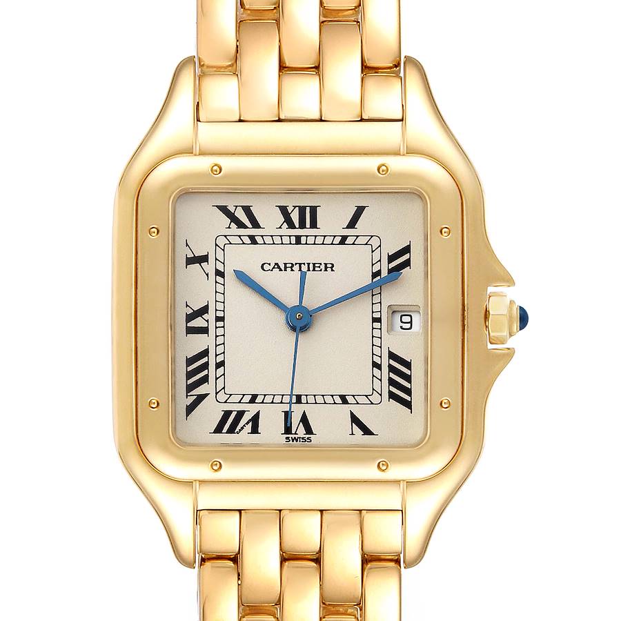 Cartier Panthere Large 18k Yellow Gold Unisex Watch W2501489 SwissWatchExpo