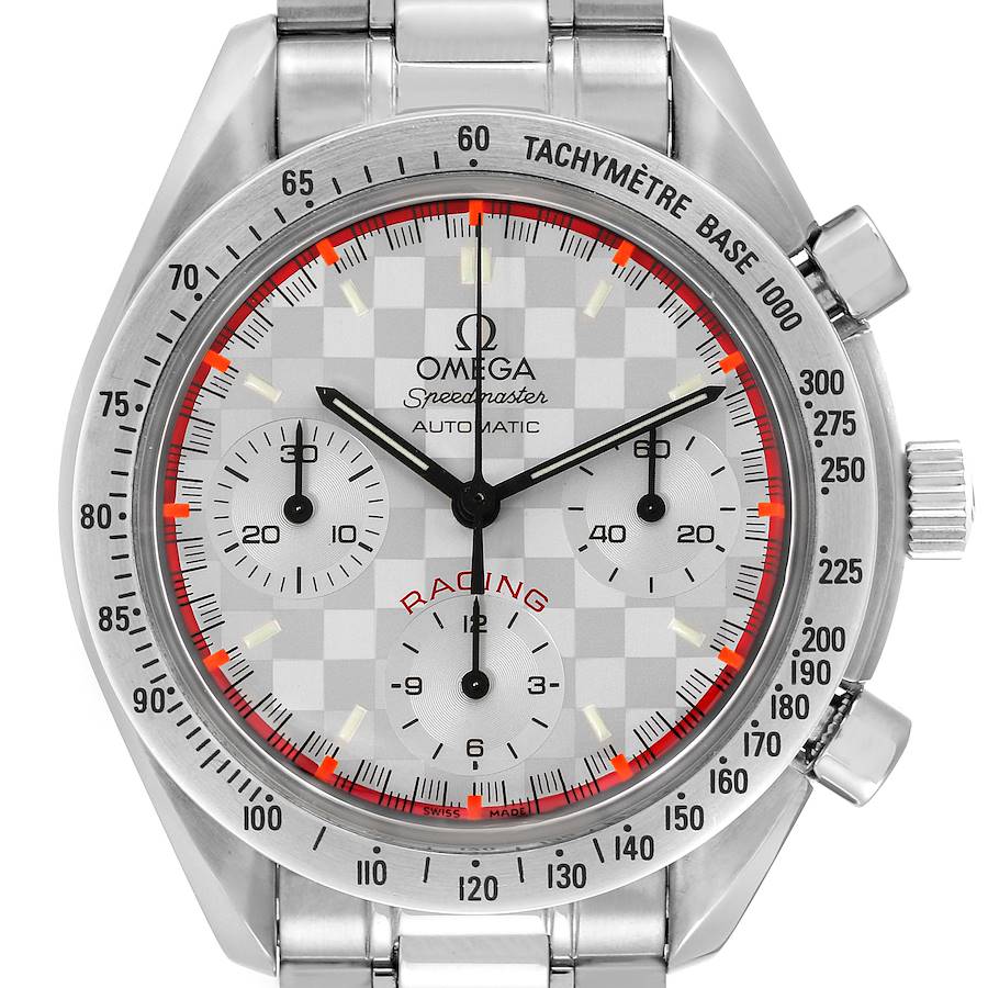 Omega Speedmaster Schumacher Racing Limited Edition Steel Mens Watch 3517.30.00 SwissWatchExpo