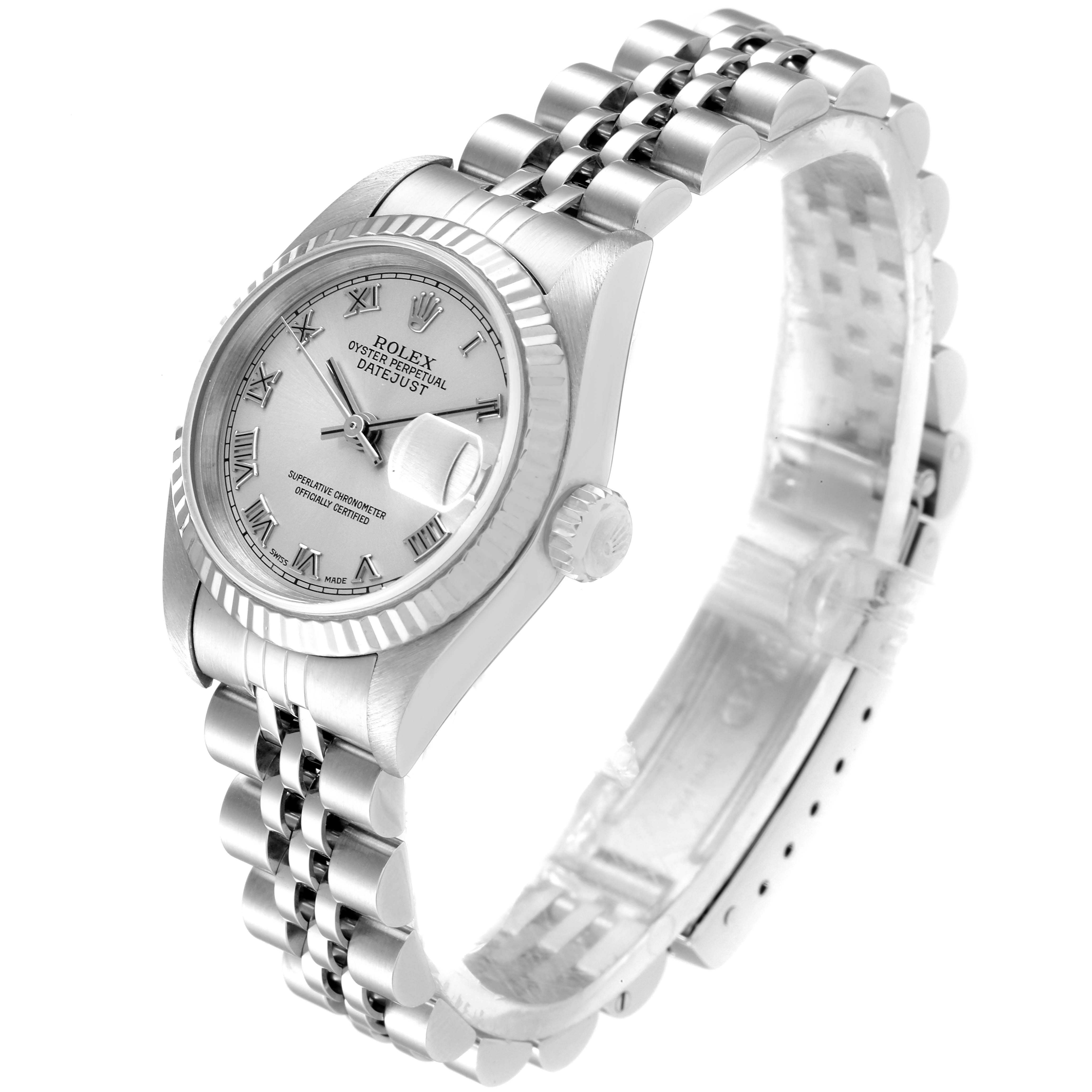silver and gold ladies rolex