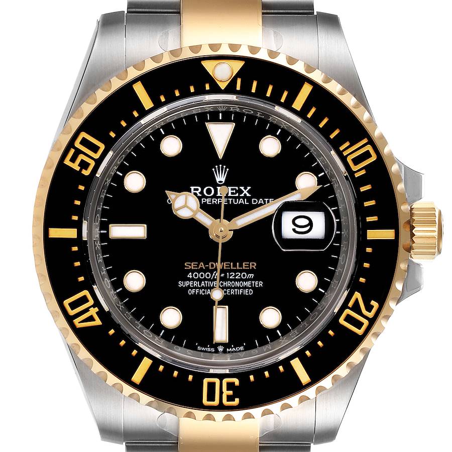 Rolex Seadweller Black Dial Steel Yellow Gold Mens Watch 126603 Unworn SwissWatchExpo