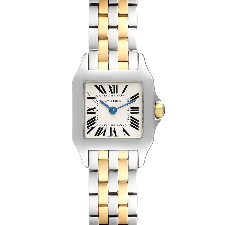 Cartier Santos Demoiselle Steel Yellow Gold Ladies Watch W25066Z6 Box Papers SwissWatchExpo